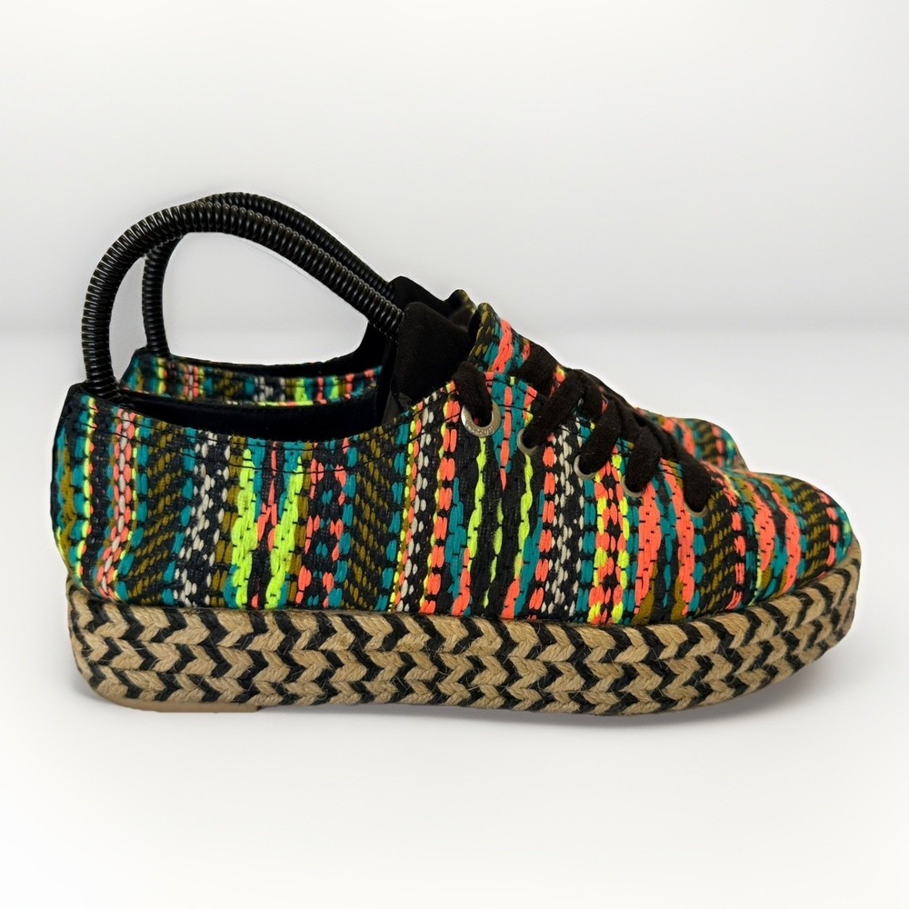 Circus By Sam Edelman Womens Sz 8 Brandon Platform Sneakers Boho Festival Boho